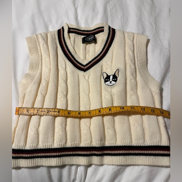Cider Knitted Dog Sweater Vest - Picture 4 of 5